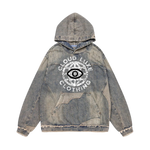 Cloud Luxe Destressed Jean Hoodie