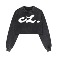 CL Cropped Oversized Sweatshirt