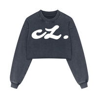 CL Cropped Oversized Sweatshirt