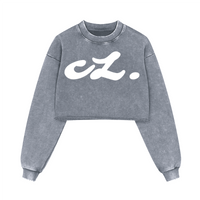 CL Cropped Oversized Sweatshirt