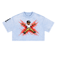 "Electro Killa" Ladies Crop