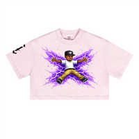 "Electro Killa" Ladies Crop